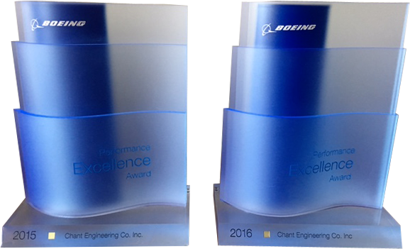 Boeing Recognizes Chant 晚秋电影未删减完整版 with 2016 Performance Excellence Award