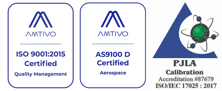 ISO  9001/ AS9100D & PJLA 17025 Seal